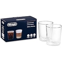【在庫セール】De'Longhi ダブルウォール ラージ 保温グラス 2個セット Amazon | De'Longhi ダブルウォール ラージ 保温グラス 2個セット