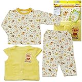 2017年 秋冬 アンパンマン ニットキルト ベスト付き 長袖パジャマ Anpanman クリーム◇90cm