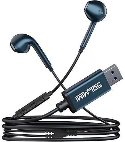 Amazon.co.jp: 7.1ch ヘッドホン usb マイク付きイヤホン pcマイク 2