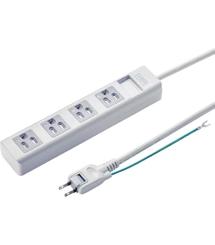Amazon.co.jp: サンワサプライ シャッタータップ(3P・4個口・2.5m) TAP