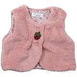 《秋冬春対応》(日本製) Pample Mousse(パンプルムース) 表ボア裏天竺花柄ベスト M(90cm~95cm)/PK NO.DP-74102