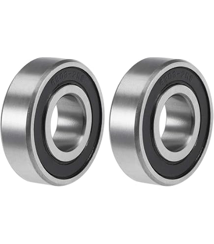 Amazon | uxcell 6203RS ベアリング 深溝玉軸受 17x40x12mm シングル