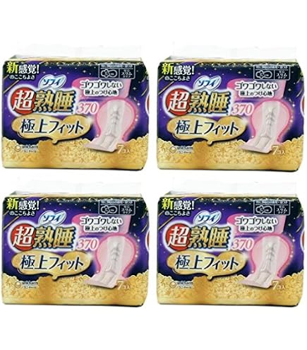 Amazon | ソフィ 超熟睡極上フィットスリム 370 特に多い日の夜用 羽