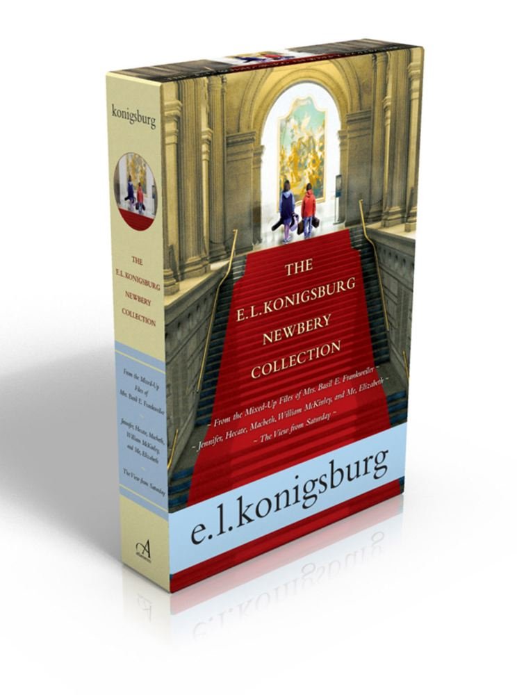 The E.L. Konigsburg Newbery Collection: From the Mixed-Up Files of Mrs. Basil E. Frankweiler; Jennifer, Hecate, Macbeth, William McKinley, and Me, Elizabeth; The View From Saturdayの表紙
