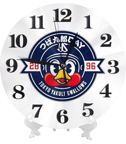 Amazon.co.jp: 東京ヤクルトスワローズ つば九郎 掛け時計