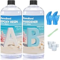 【ねずみーの】鹿の角×エポキシレジン　ボーンレジン　エポキシ樹脂 Amazon | Renobond エポキシ樹脂 二液性レジン液 大容量 948ml/32oz (A