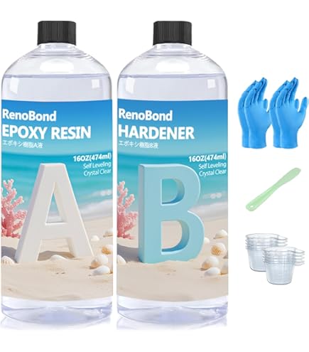 艶 二液性エポキシ クラフトレジン液 2400g 4本セット 合計2364ml] レジン液 エポキシ樹脂 二液性レジン液