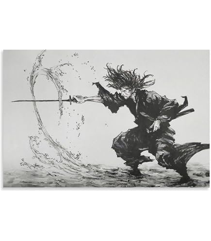 Amazon.co.jp: CZWEN アニメ ポスター 宮本 武蔵 バガボンド ポスター