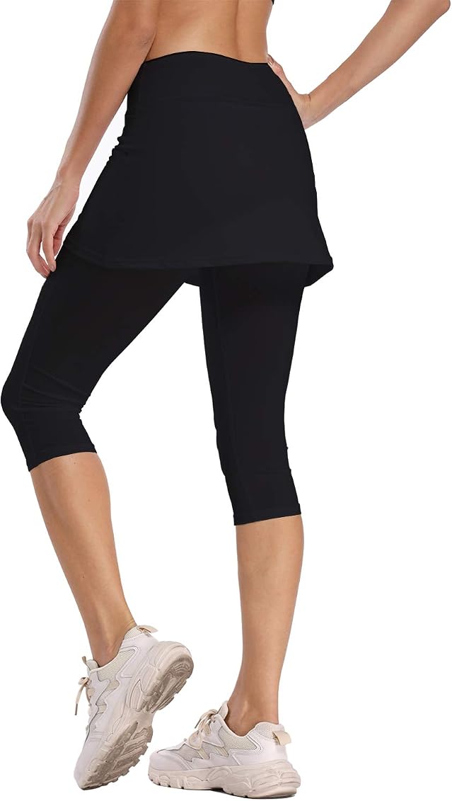 Ibeauti Womens UPF 50+ Skirted Capri 