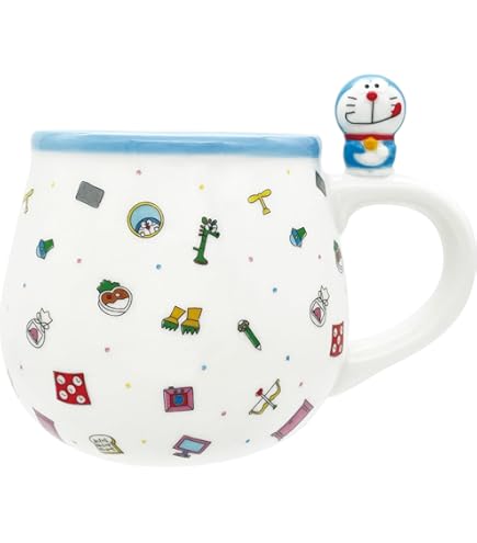 Amazon｜「 ドラえもん 」 マグカップ マグ 約250ml 電子レンジ対応 食