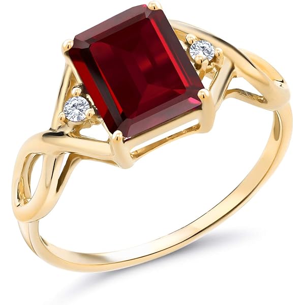 Amazon | 0.53カラットCTW) 14 Kイエローゴールドラウンドブラック