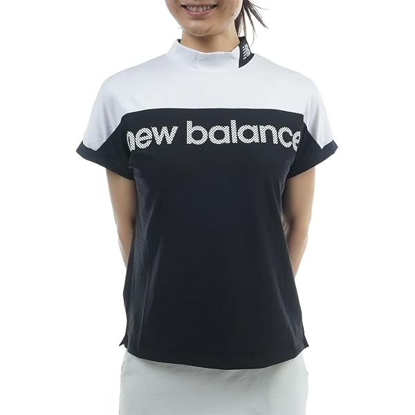 Amazon.co.jp: [ニューバランス] ゴルフ 半袖 モックネックシャツ