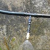 Demiawaking 銅ノズル 灌漑スプリンクラー 霧吹きノズル 冷却 ミスト・噴霧・灌漑・散水用具 調整可能 園芸 10個組