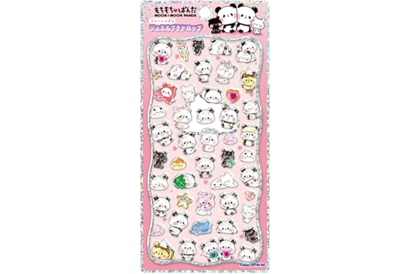 カミオジャパン ステッカー ジュエルプチドロップステッカー もちもちぱんだ 227692