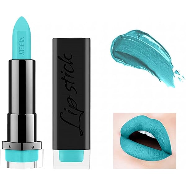 Amazon | 口紅 黒 紫 緑 青 コスプレ リップスティック カラー リップ