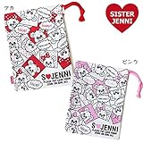 (ジェニィ)JENNI　ベアー吹き出しプリント コップ巾着/ピンク
