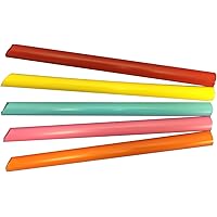 シバセ工業 ストロー ダイヤストロー ストレート 片先斜め 18cm 130本入 5色アソート 648