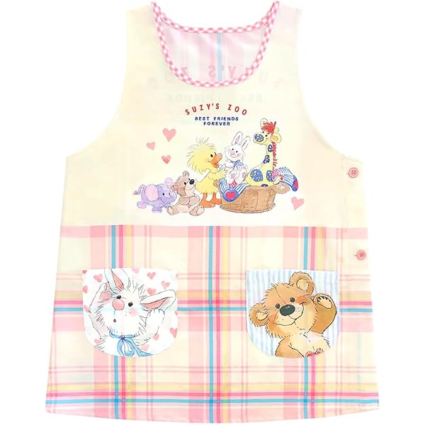 Amazon.co.jp: [ZOKKE] エプロン 保育士 キャラクター エプロン