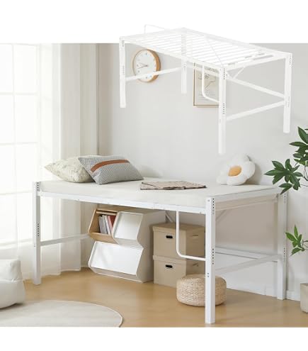 Amazon｜ロフトベッド セミダブル パイプベッド 【高さ90cm・耐荷重