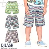 (ディラッシュ) DILASH初夏'16/ダブルガーゼボーダーハーフパンツ 120 ネイビー