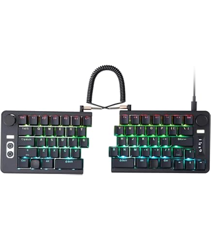 ErgoDox 分割型キーボード RGBアンダーグロー付 Amazon.com: Apos ErgoDox 76 