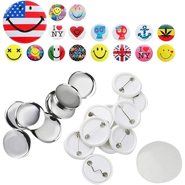 Amazon.co.jp: 100個缶バッヂ ボタンバッジ バッジ作成用品