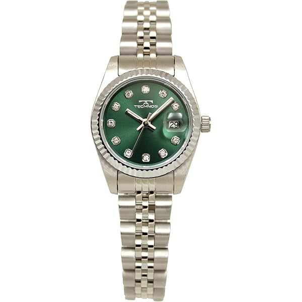 Amazon.co.jp: [テクノス] 腕時計 TSL915IW レディース シルバー