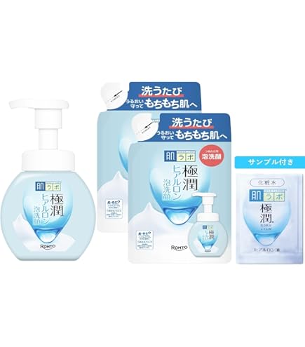 Amazon | 肌ラボ 極潤ヒアルロン泡洗顔つめかえ用 140ML | 肌ラボ