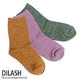 (ディラッシュ) DILASH 無地クルーソックス L(19-21) イエロー