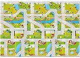 Portable Folding Play Mat -Play Road Size 55x78x 0.40 by Parklon