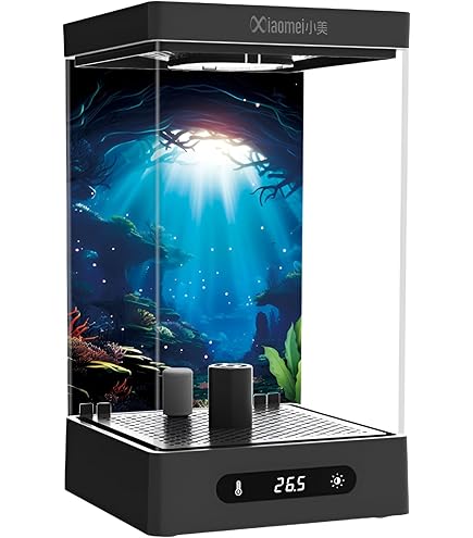 Amazon | [Luvian]小型ベタ水槽 1.6L 水槽 ヒーター付き ベタ飼育