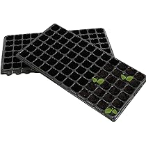 Amazon.co.jp: [AITREASURE] 5枚 育苗トレー プラグトレー 72穴 手植用