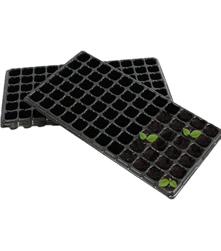 Amazon.co.jp: 5枚 育苗トレー プラグトレー 72穴 手植用 葉挿しトレー