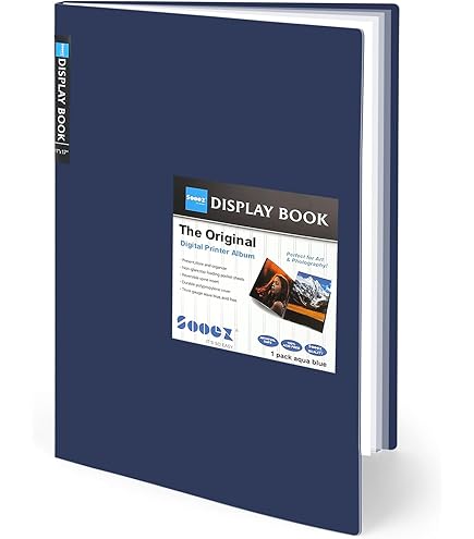 Dunwell Art Portfolio 11x17 - (zwart) Grote portfolio map voor kunstwerken, 11 x 17 kunstmap heeft 24 zakken, display 48 pagina's, portfolio album voor kunstwerk opslag, presentatieboek met
