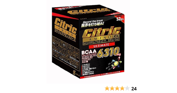 Amazon シトリックアミノ Citric Amino アスリート向け アルティメイト エボリューション 7 5g 52包入 5286 シトリック Bcaa
