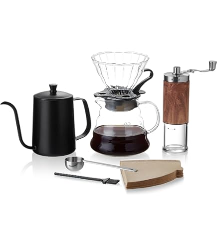 Amazon｜コーヒーミル 手動 コーヒーマスター セット ドリップ 器具