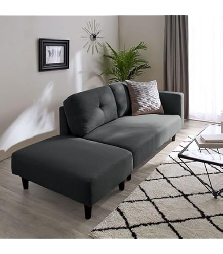 Amazon｜Syuan Kagu ソファ 2.5人掛け 幅144.5cm 高さ20cm 脚取り外し