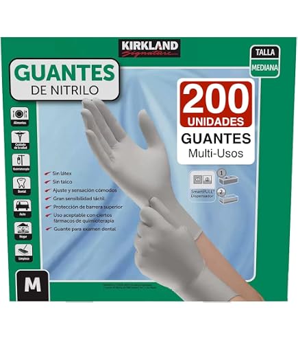 Amazon.co.jp: KIRKLAND カークランド ニトリルグローブ 手袋 Mサイズ