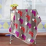 PANCY ひざ掛け 毛布 シングル フランネル 掛け布団 あったか 防寒 エアコン 対策 かわいい ねこ柄 正規品 100*75cm(靴下猫 グレー)