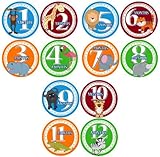 SAFARI ANIMALS BOYS Baby Month Onesie Stickers Baby Shower Gift Photo Shower Stickers, baby shower g