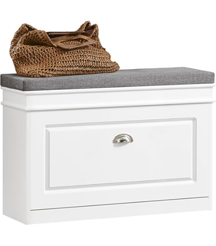 Amazon.co.jp: IKEA/イケア TJUSIG/シューシグ：ベンチ 靴収納付き