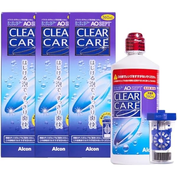 CLEAR CARE 360ml 6本セット　AO SEPT エーオーセプト 楽天市場】【送料無料】エーオーセプト クリアケア 360ml 6本
