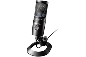 Audio-Technica AT2020 USB-X USB Microphone, USB Condenser Microphone, Gaming Microphone, Gaming, Commentary, Streamer, Content Creator, Distribution, Windows MAC, PC, PS4, PS5, Domestic Genuine