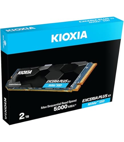コメント必須★キオクシア SSD2TB EXCERIA PLUS G4 Gen5 Amazon | KIOXIA EXCERIA PLUS G4 – 2TB M.2 2280 NVMe SSD – PCIe 5.0