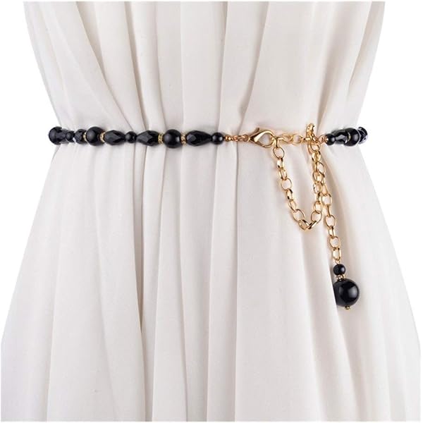 Amazon | [シャンゴー] ベルト ジャラジャラ 大きめ ビーズ