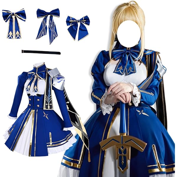 Amazon.co.jp: コスプレ衣装 Fate stay night セイバー メディア