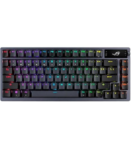 ASUS ROG AZOTH NX RED WIRELESS CUSTOM KEYBOARD : Amazon.sg