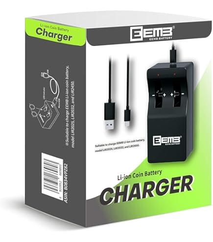 Amazon.co.jp: 充電できるボタン・コインリチウム電池