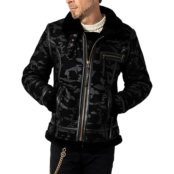 Amazon | [アヴィレックス] ムートンジャケット タイプビーシックス