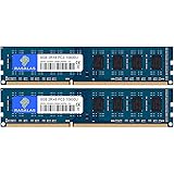 8GB×2枚 PC3-10600U DDR3-1333MHz デスクトップPC用メモリ CL9 PC3 10600 DIMM 240Pin Non-ECC 16GB キット